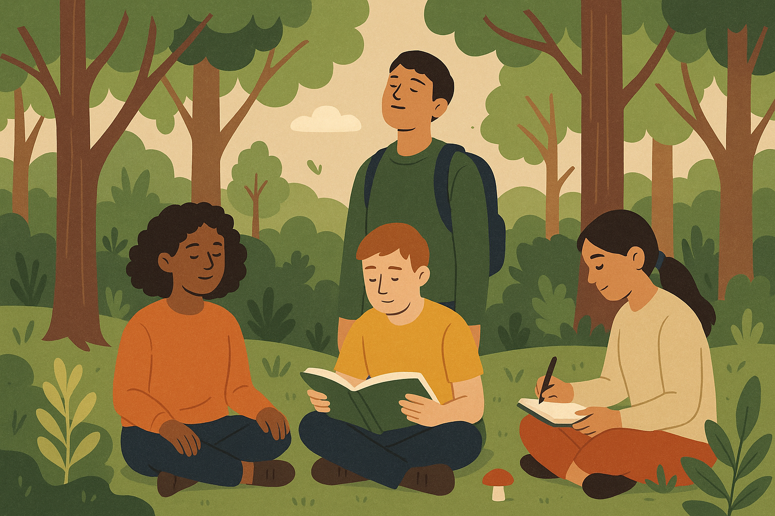 Nature therapy for student genetic expression