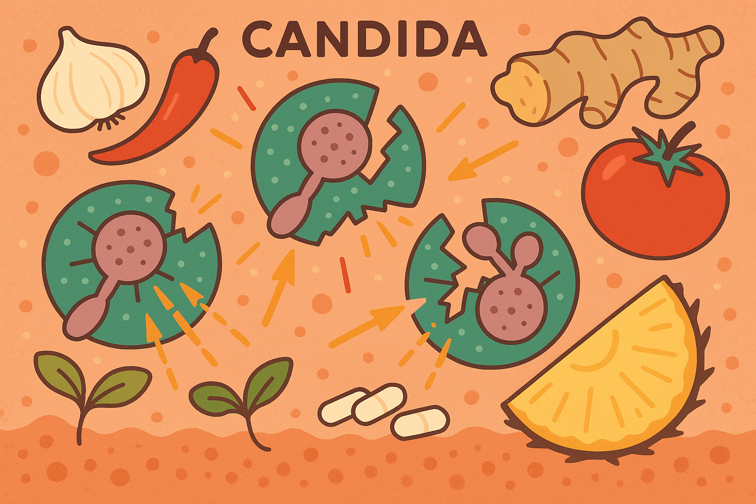 Candida biofilm breakdown strategies