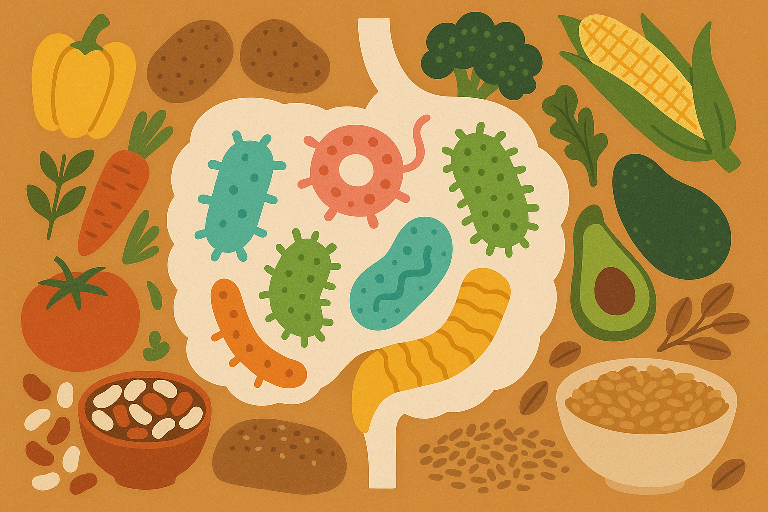 Gut bacteria and satiety signals