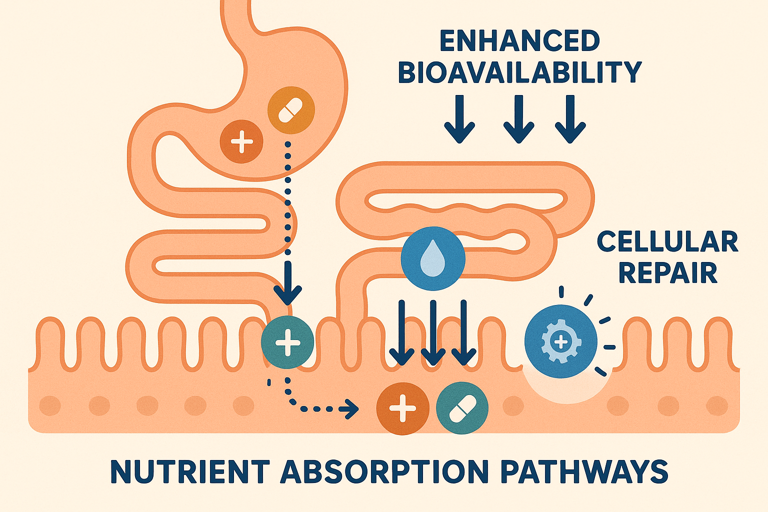 Food pairing for absorption
