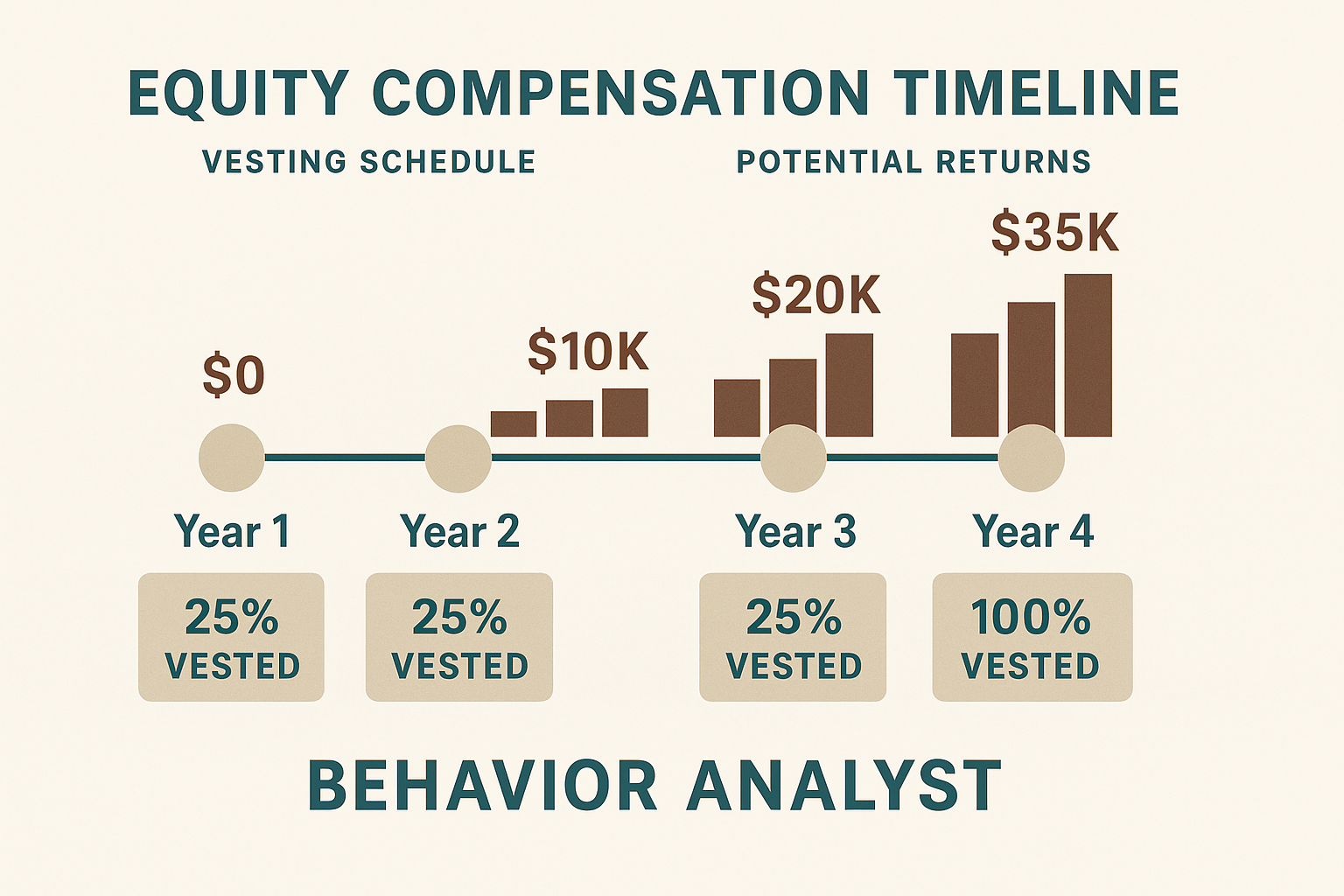 Equity compensation for behavior analysts