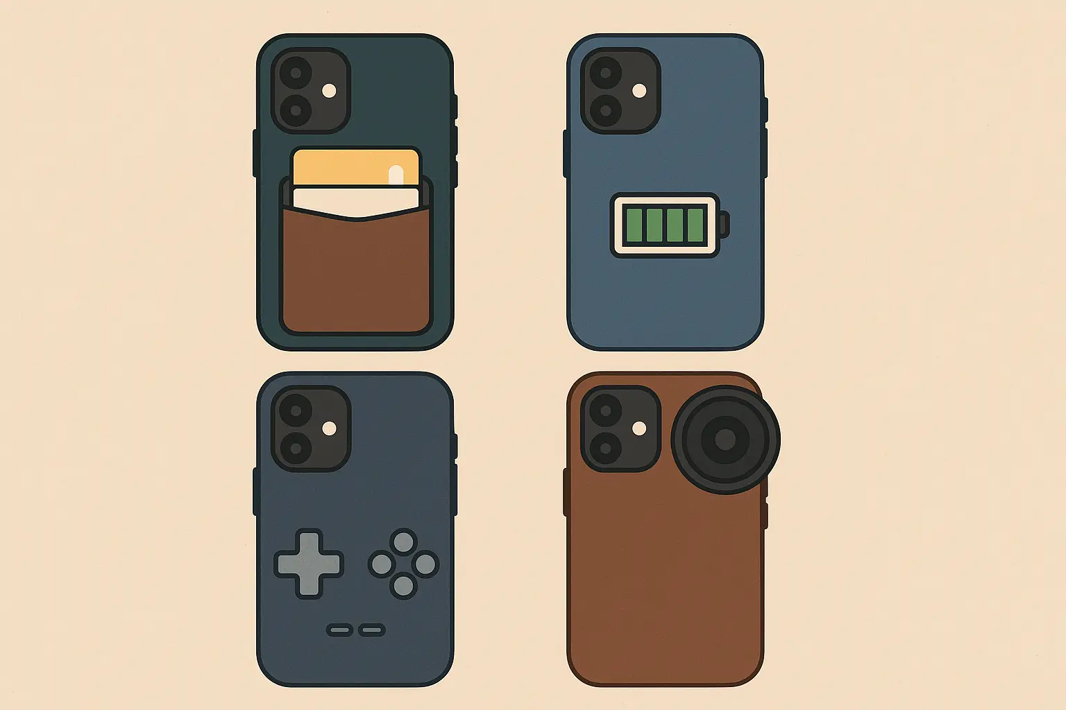 Sport and activity-specific phone cases for active lifestyles