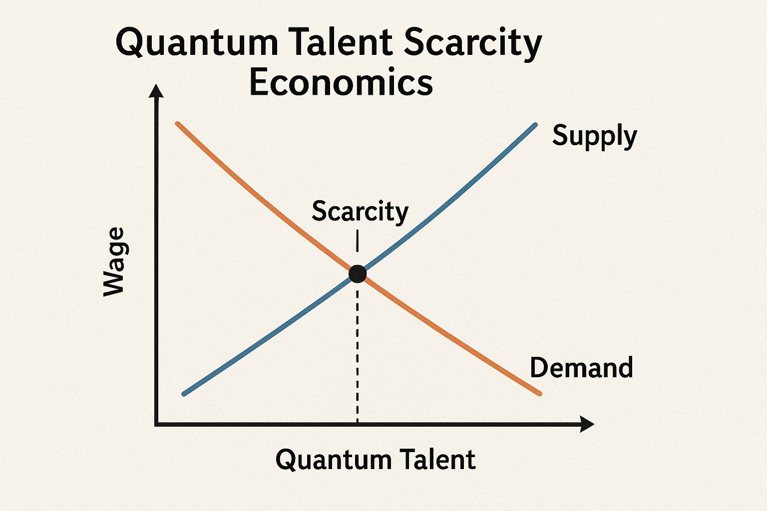 Quantum talent economics visualization