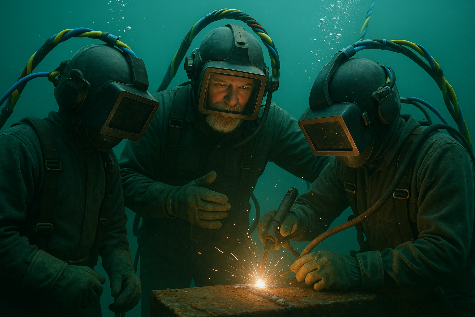 Underwater welding career transition timeline