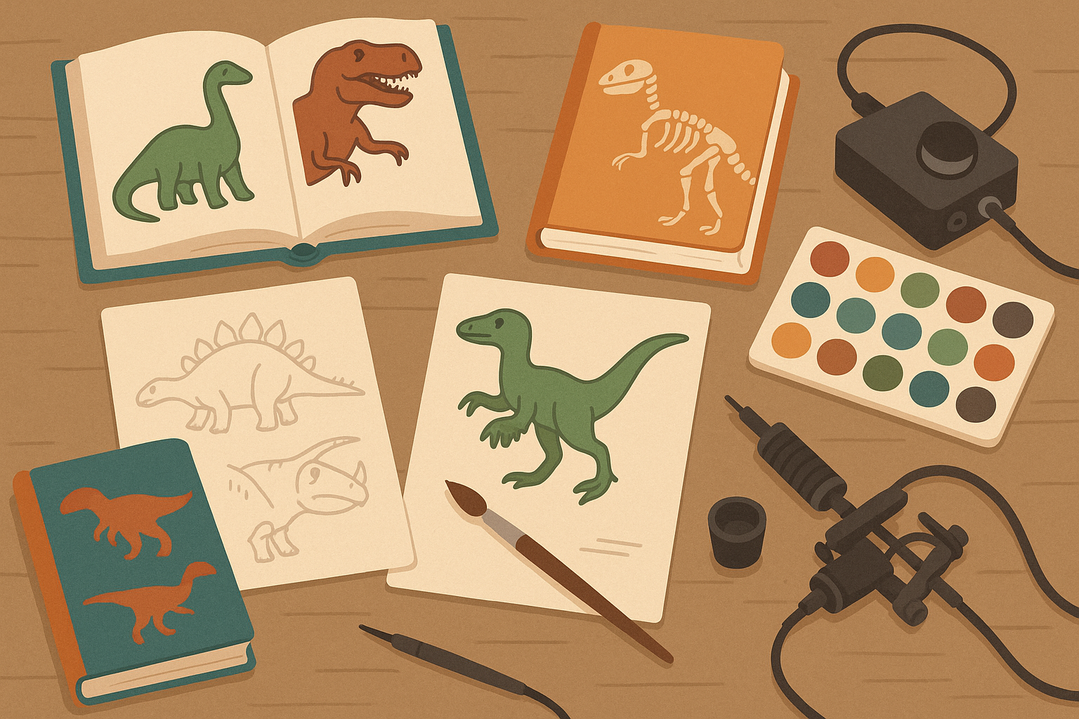 Dinosaur tattoo design categories and styles