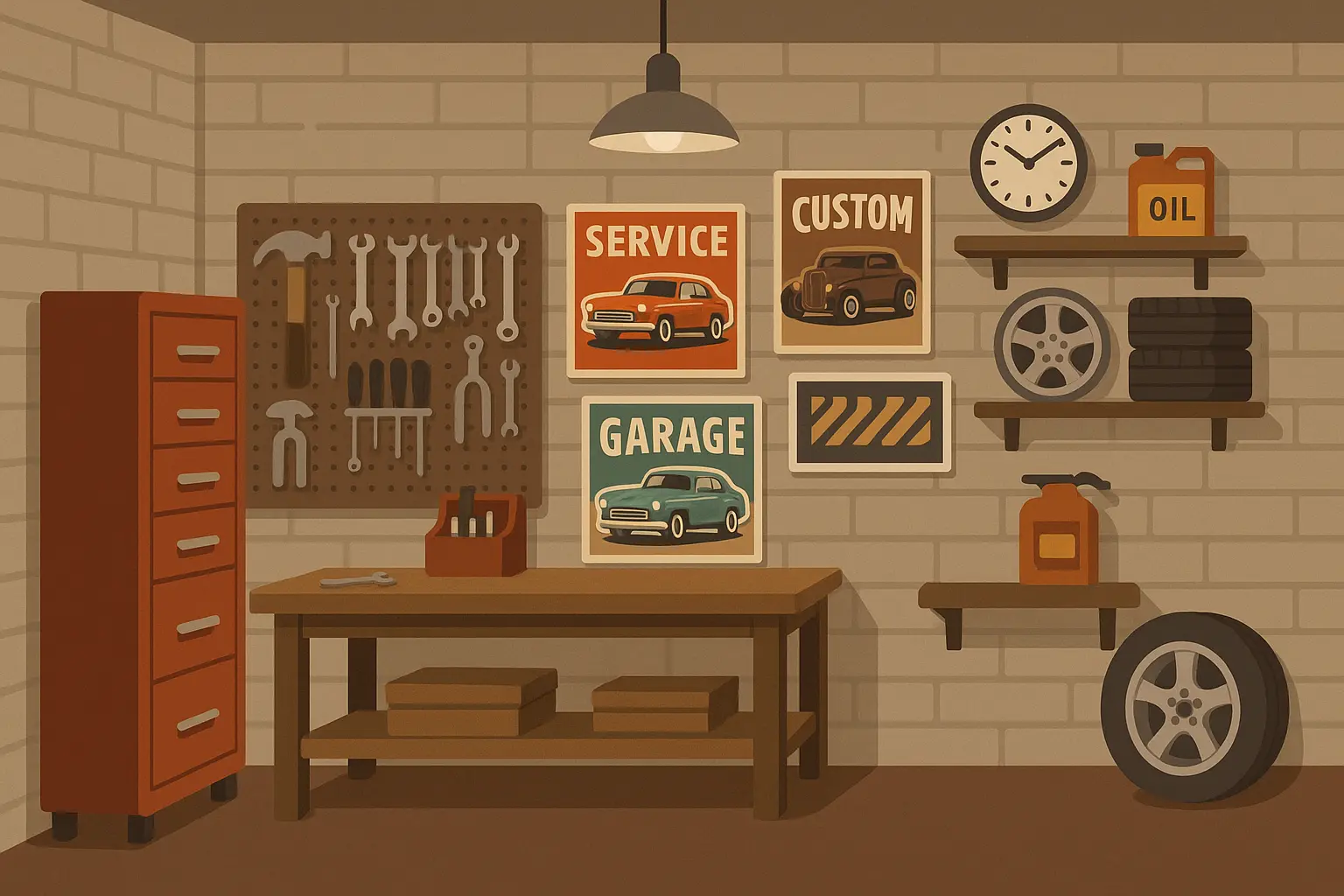 Automotive enthusiast corner display