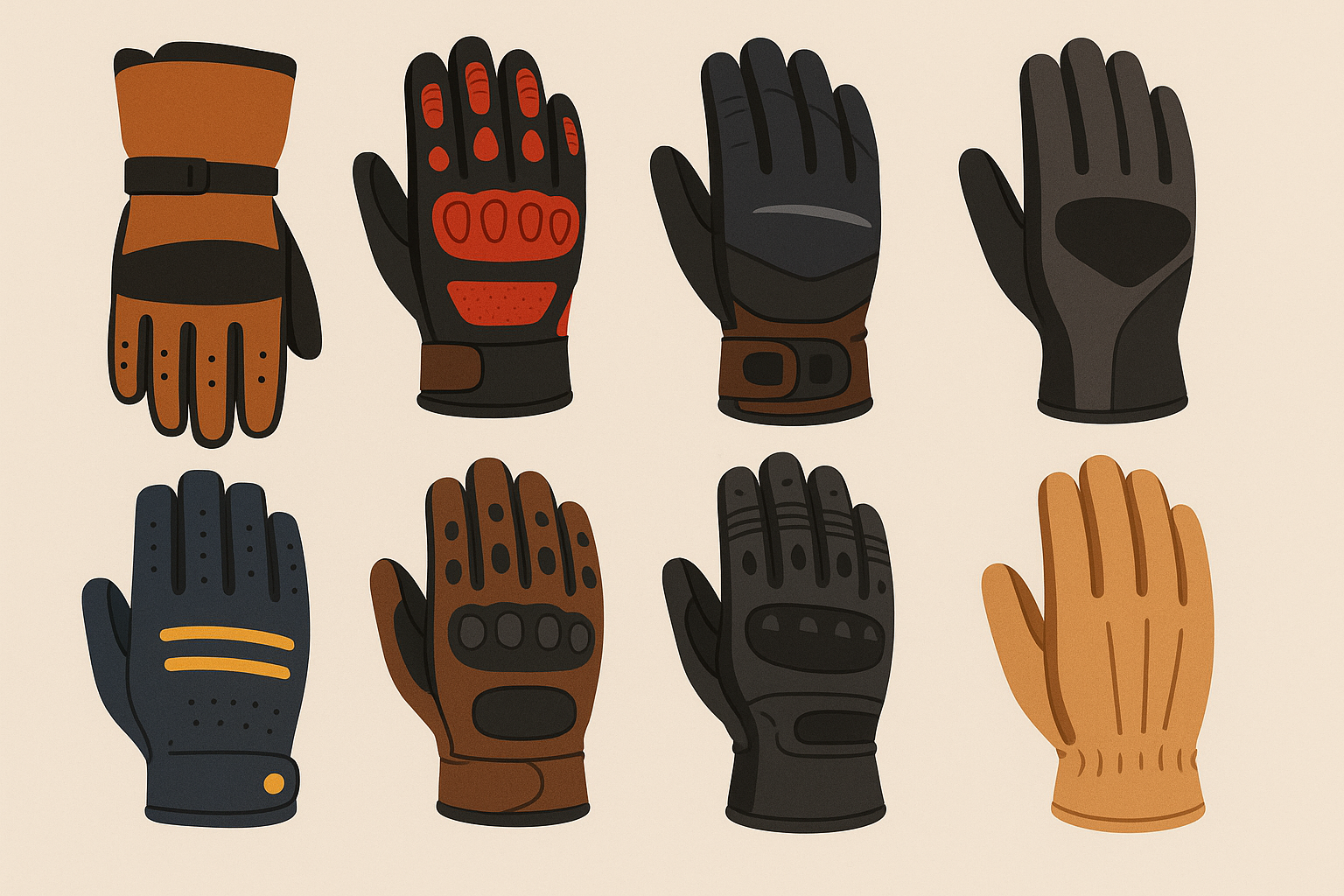 Best men's motorcycle gloves for protection