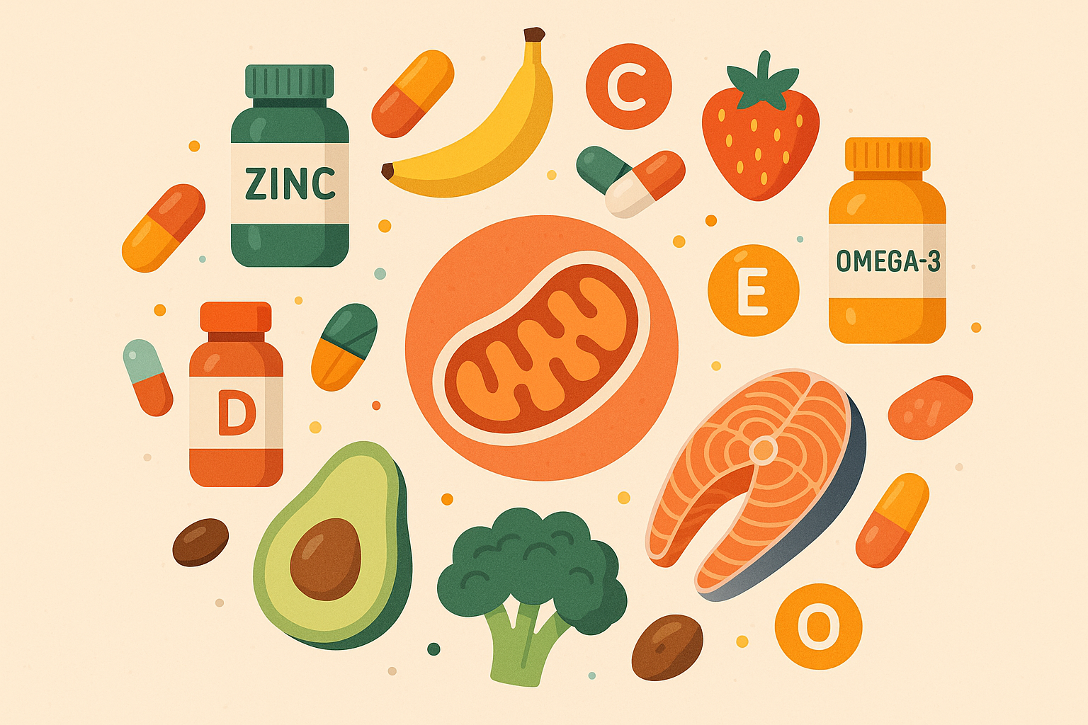 Nutritional supplements for mitochondrial support