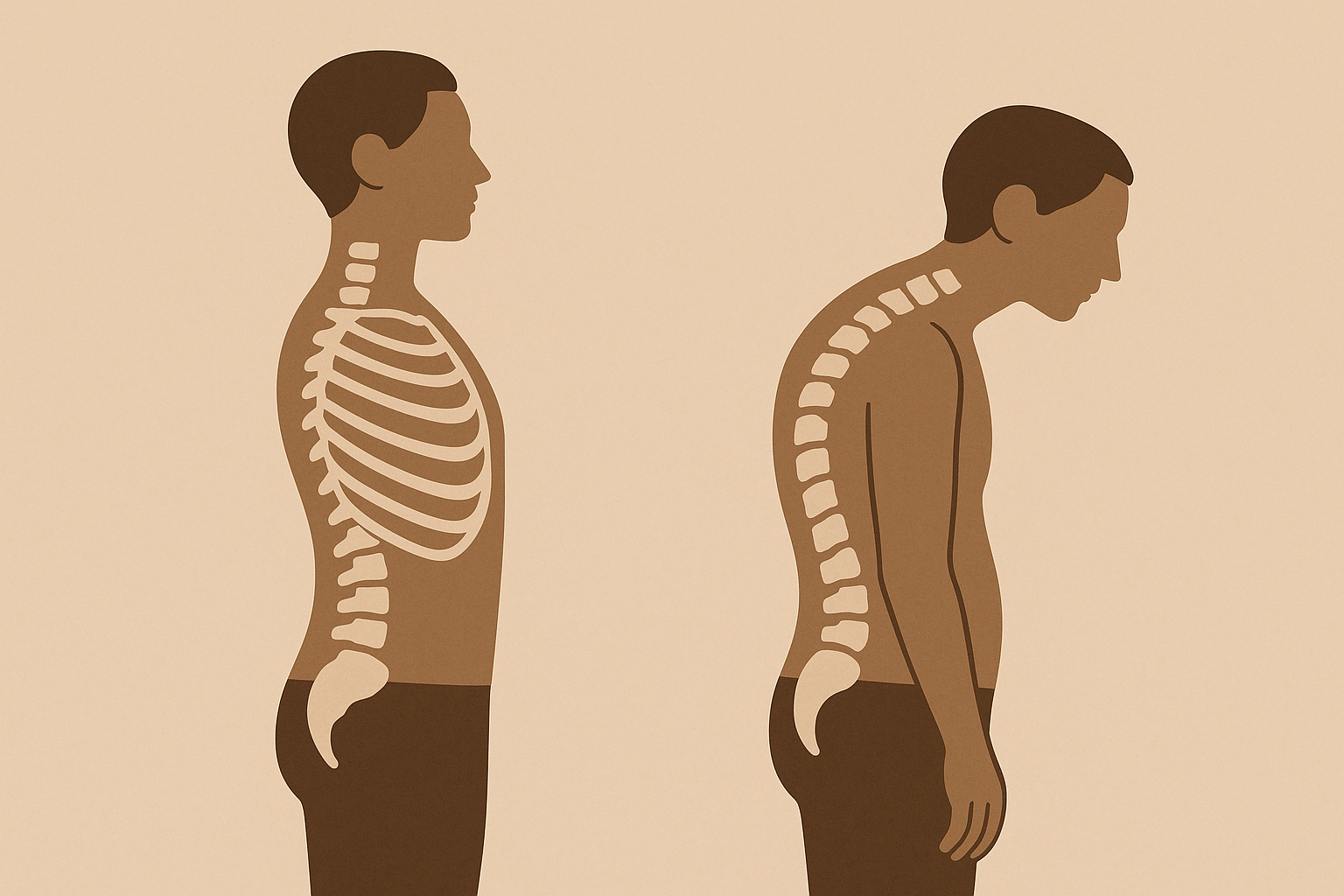Spine posture and lung capacity relationship