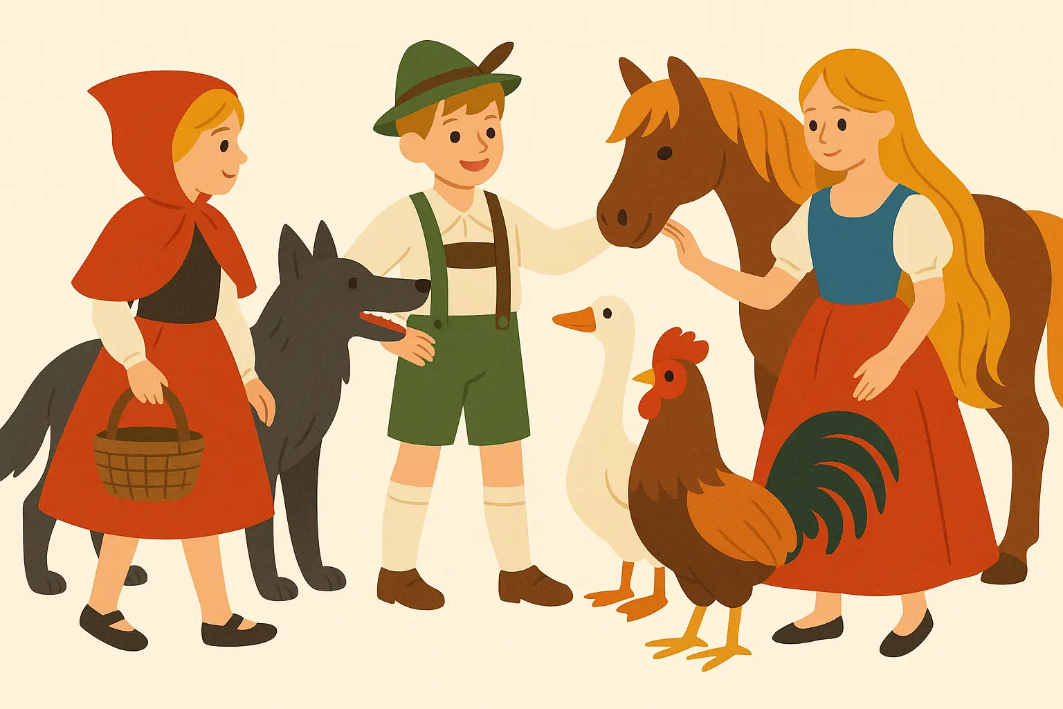 Classic German children's stories and fairy tales