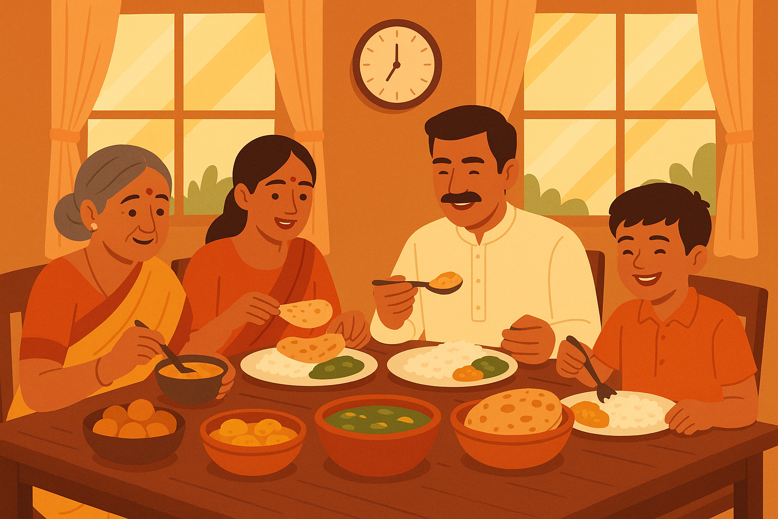 Traditional Indian meal timing and liver health