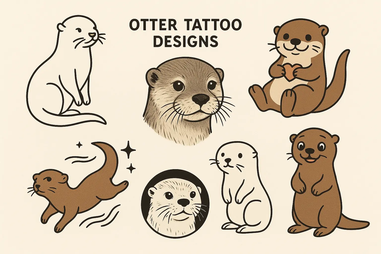 25 Stunning Otter Tattoo Ideas That Will Make You Want to Dive Right In