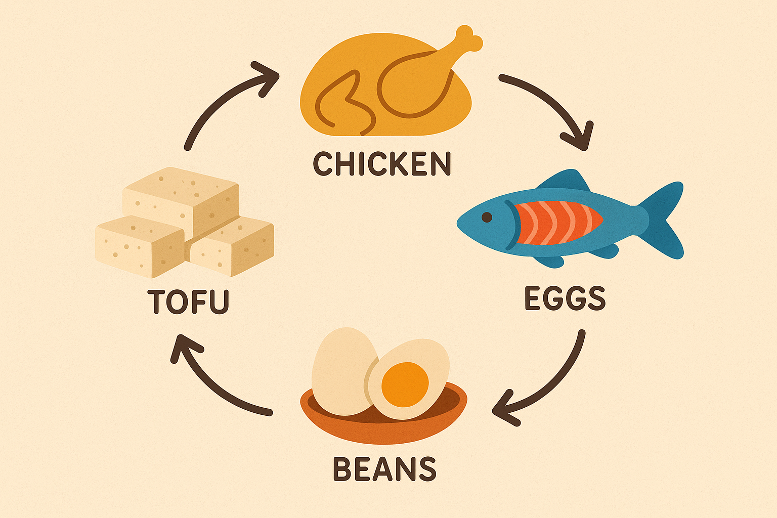 Protein Source Rotation for Better Results