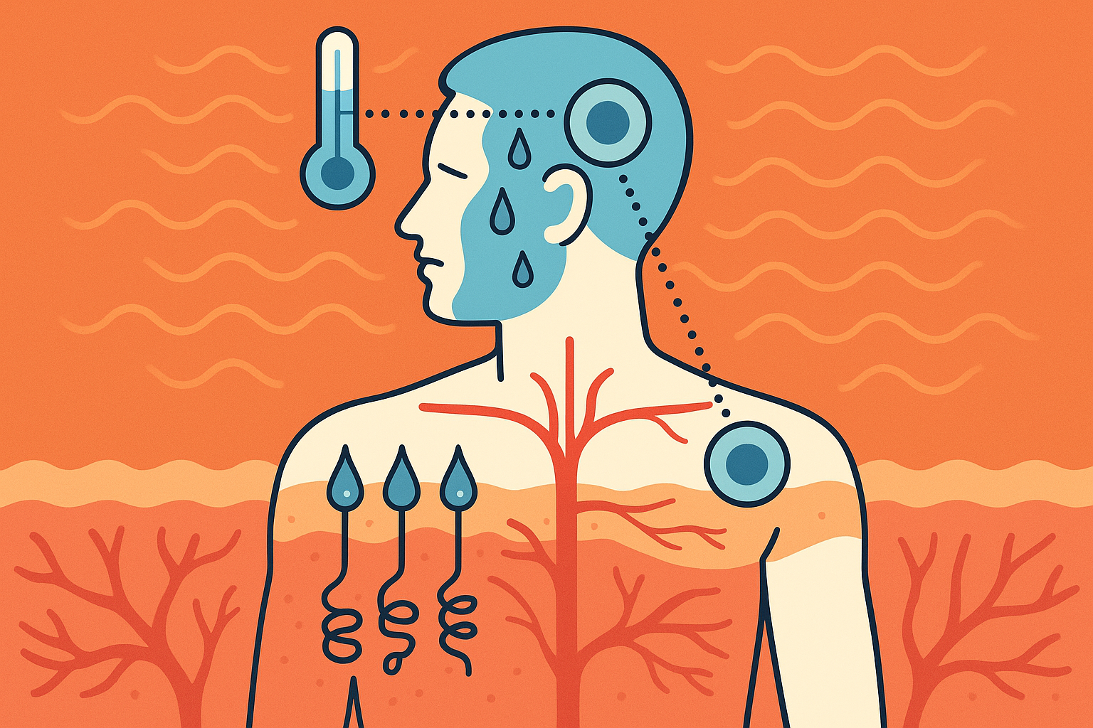 Body heat response mechanisms