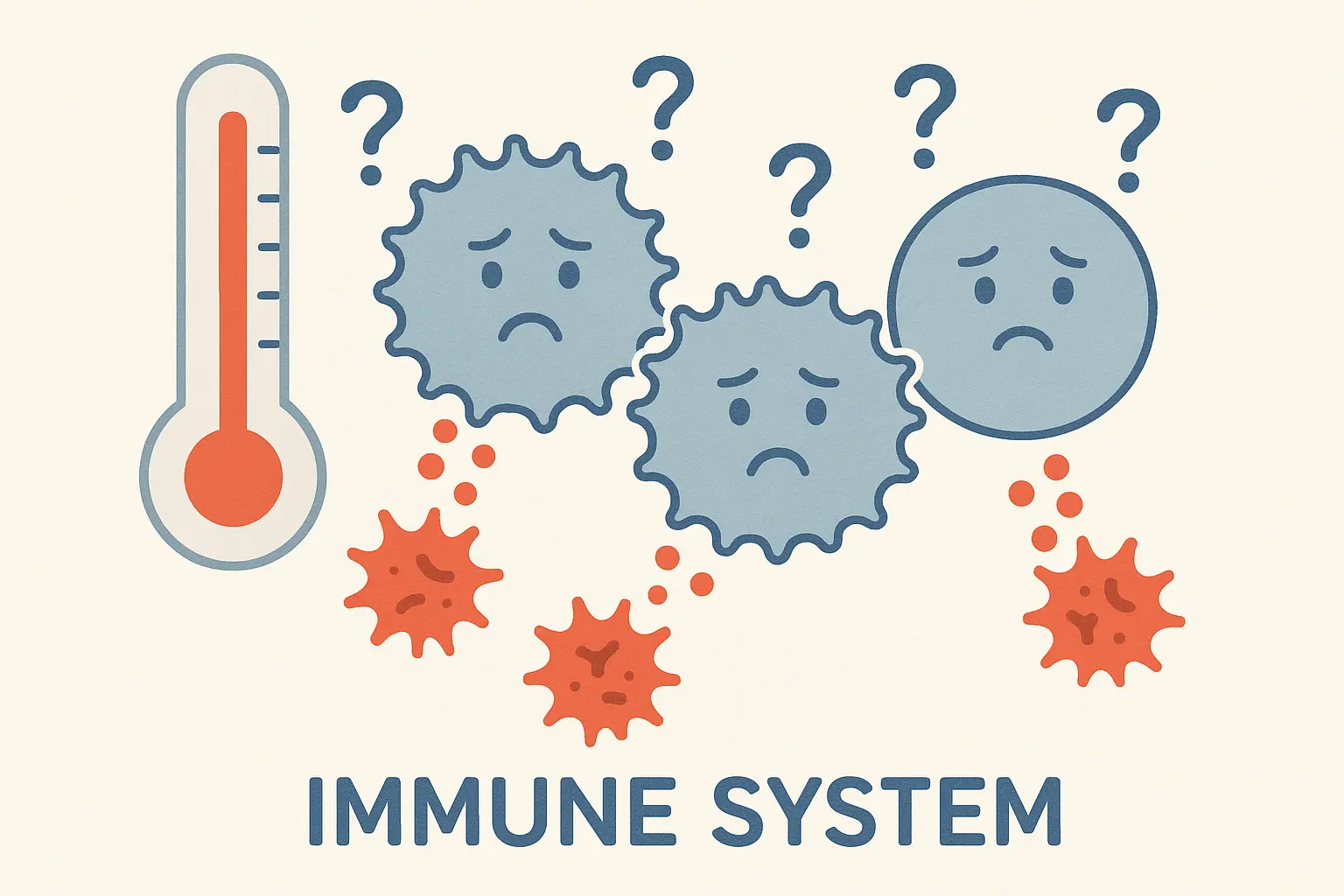 Immune system response to dehydration