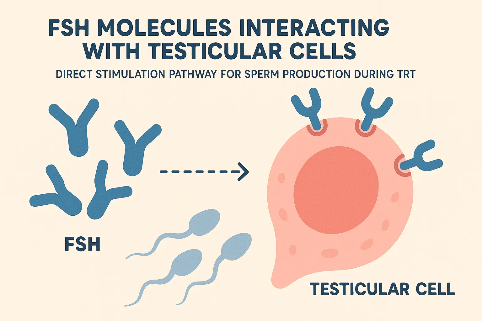 FSH supplementation protocols for TRT fertility