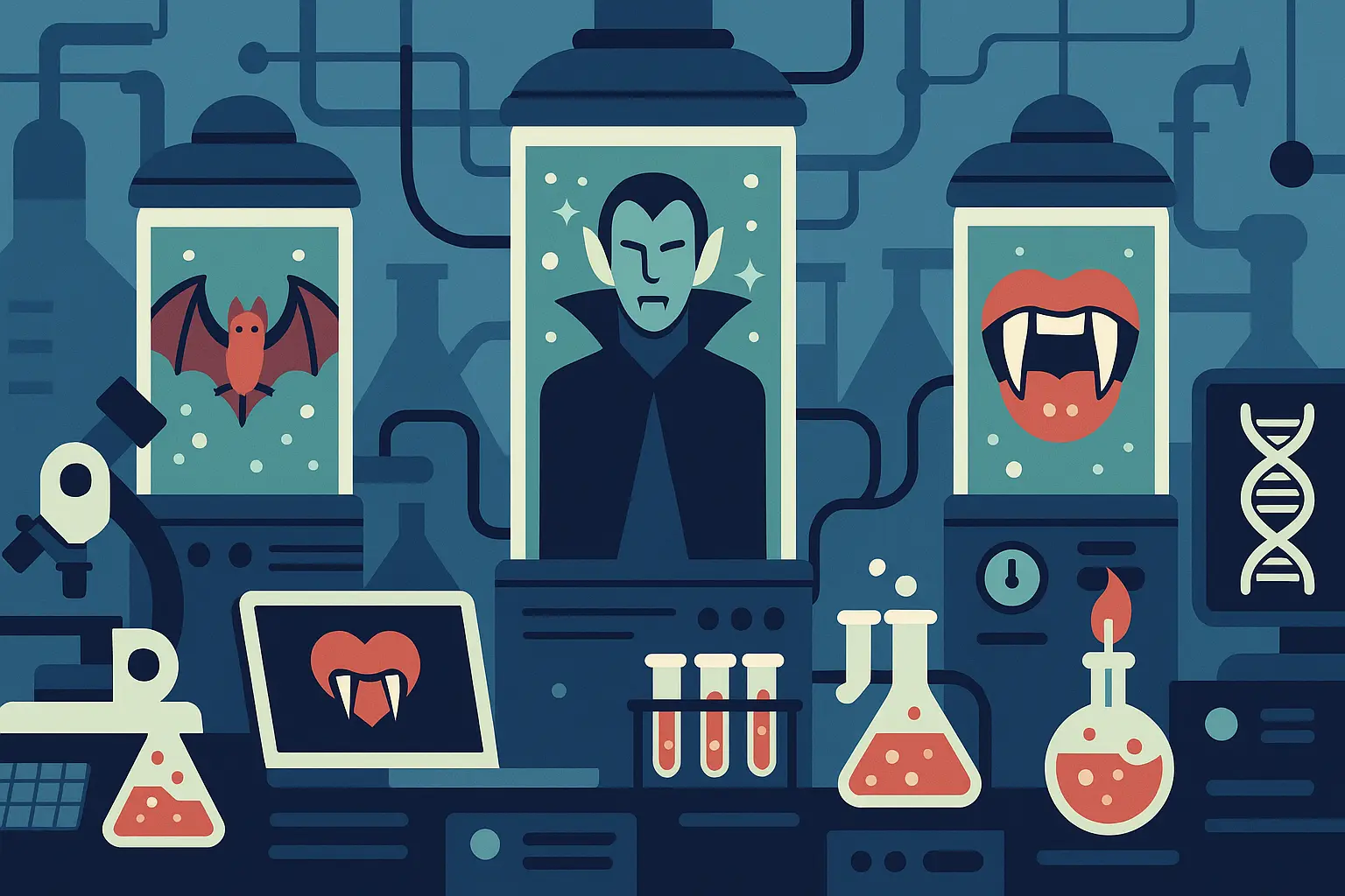 Science fiction vampire concepts