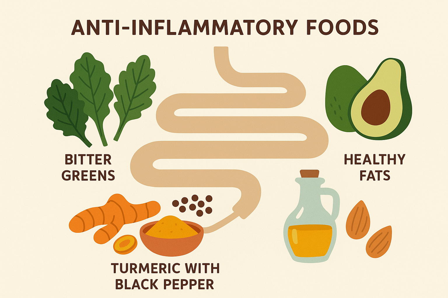 Anti-inflammatory food combinations