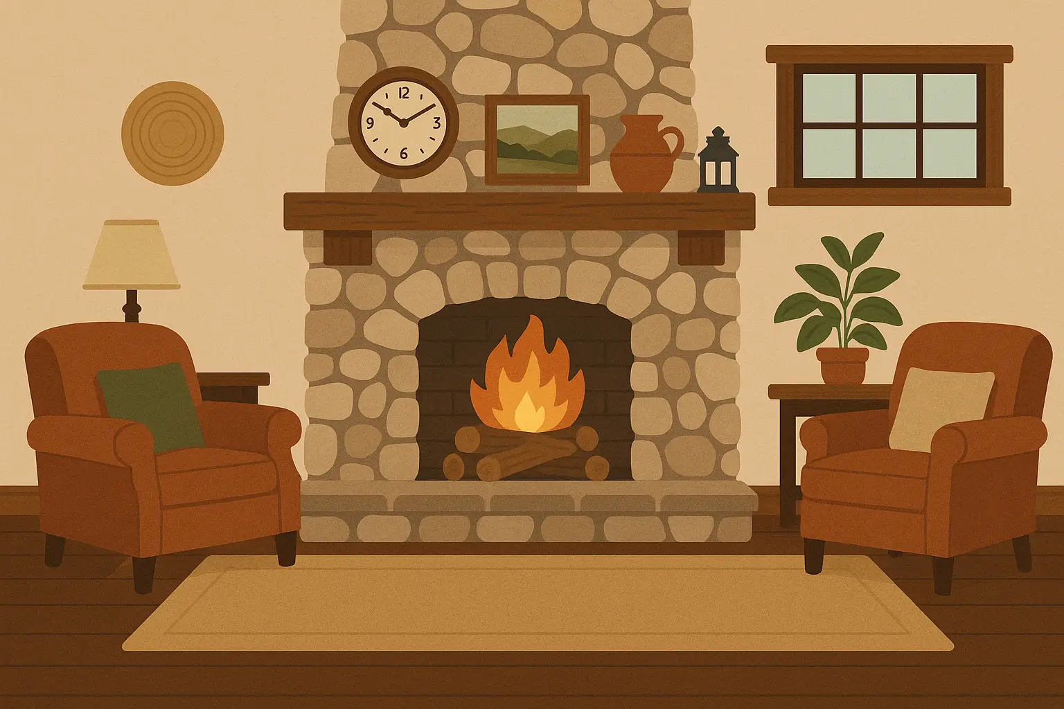 Traditional and Rustic Fireplaces