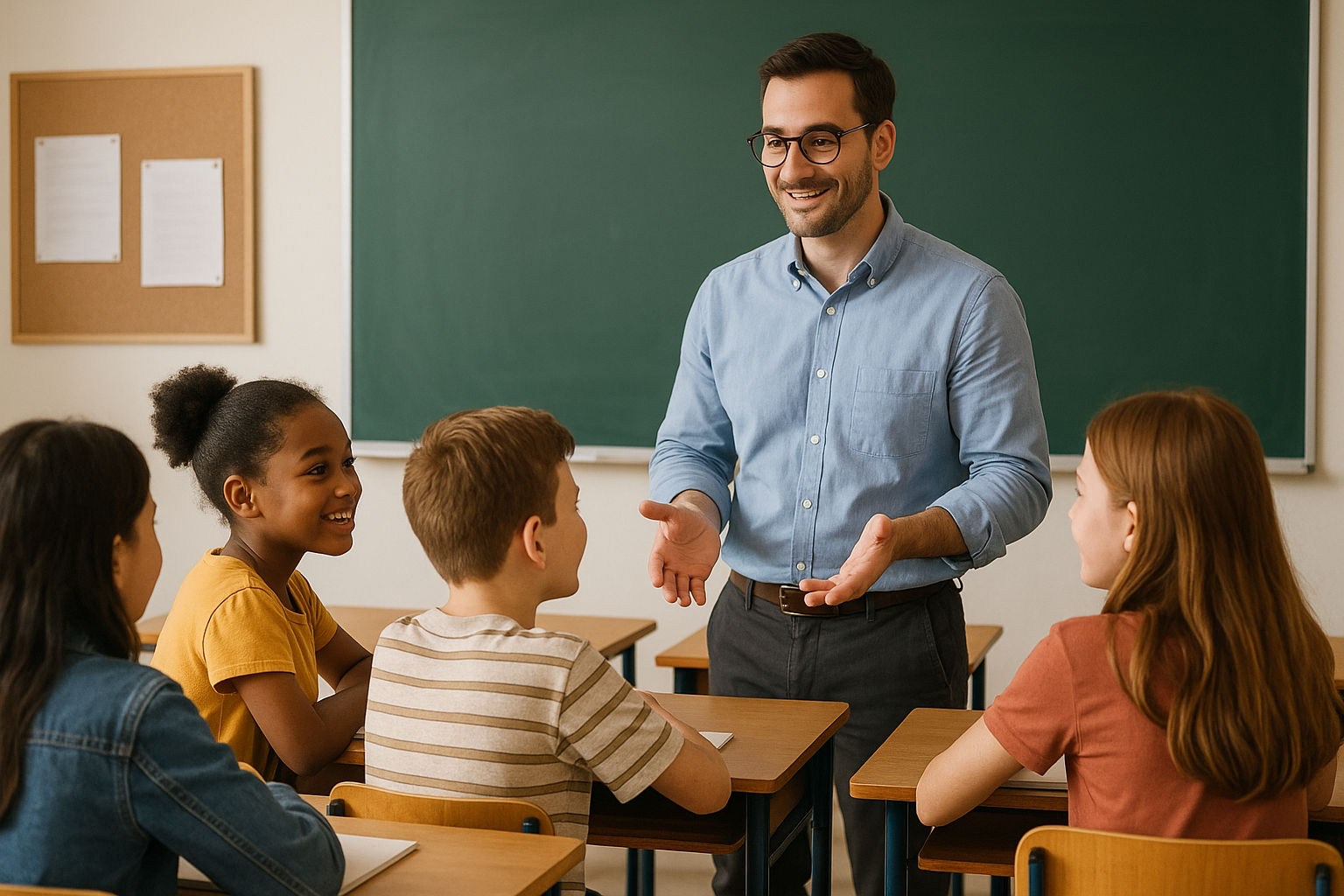 Students providing feedback to teachers about classroom dynamics