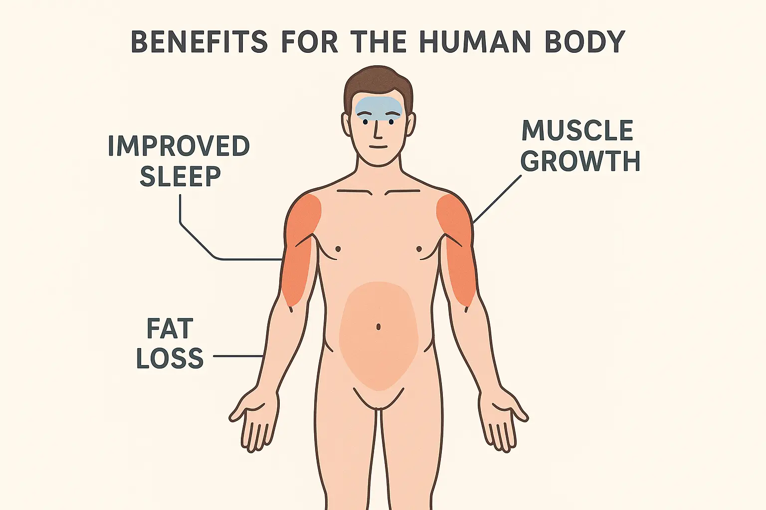Ipamorelin benefits body composition