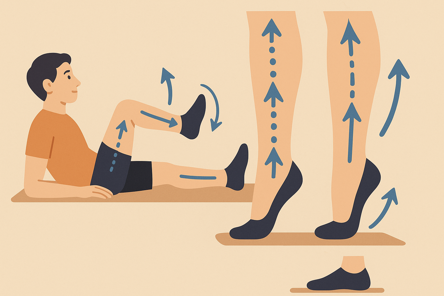 Daily lymphatic drainage exercise sequence