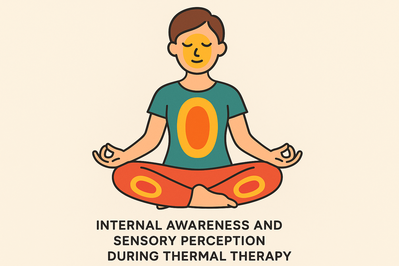 Body awareness mapping during thermal therapy