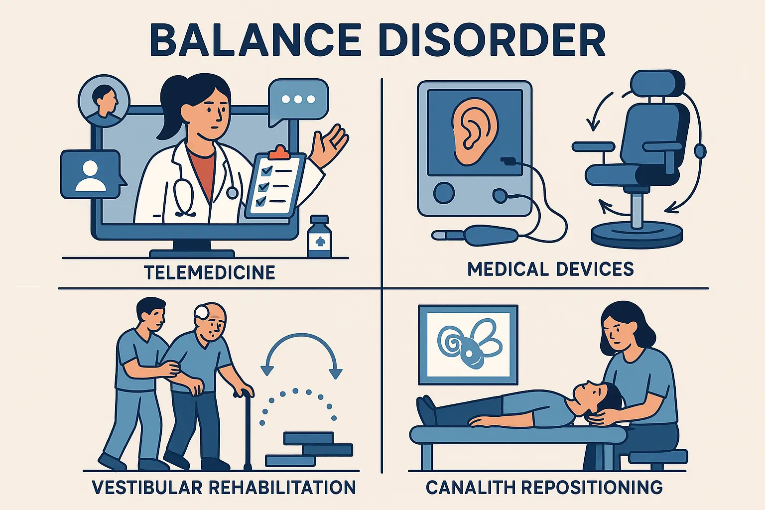 Modern balance treatment approaches