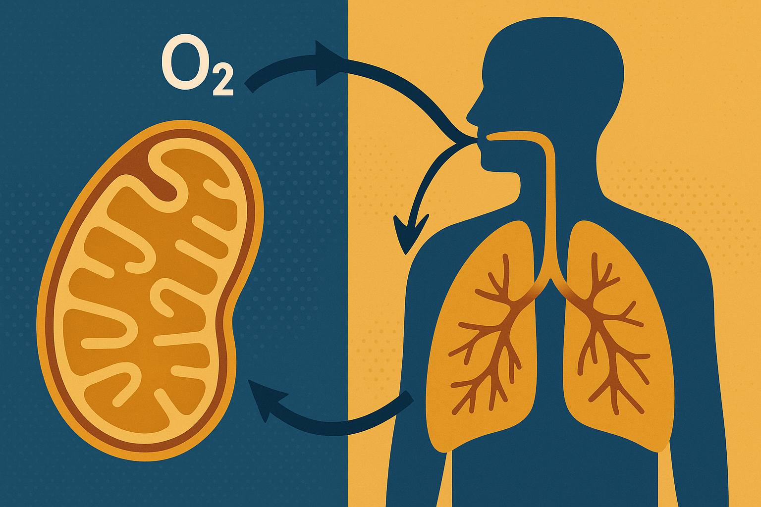 Cellular metabolism and respiratory function connection