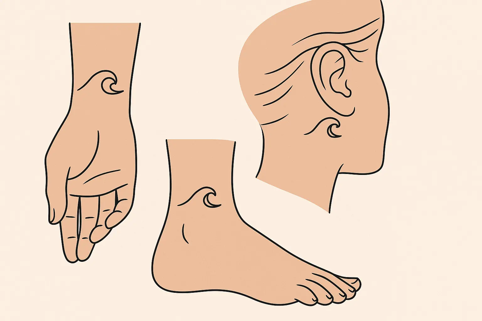 Small wave tattoo emotional impact