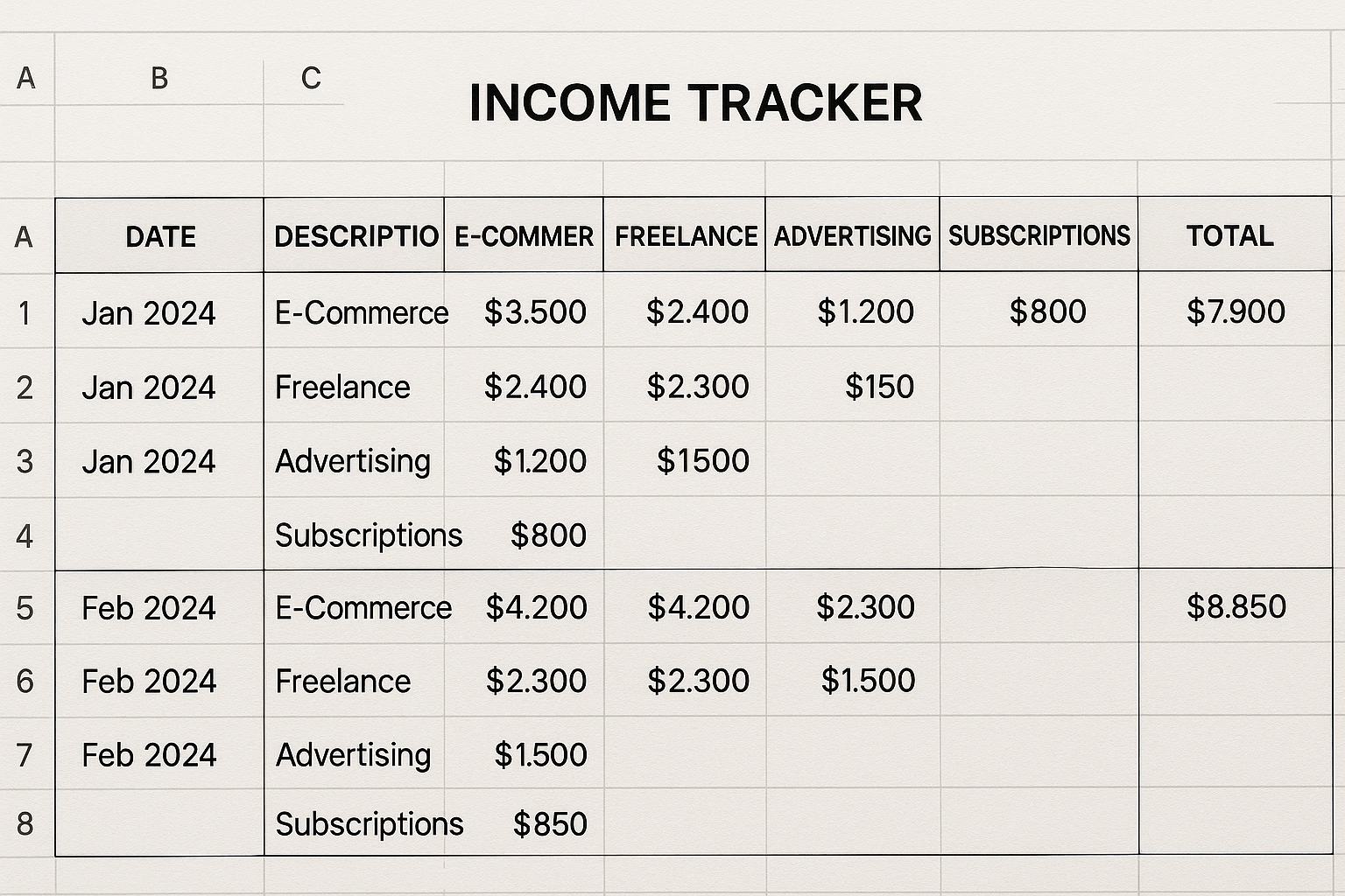 RBT income diversification tracking