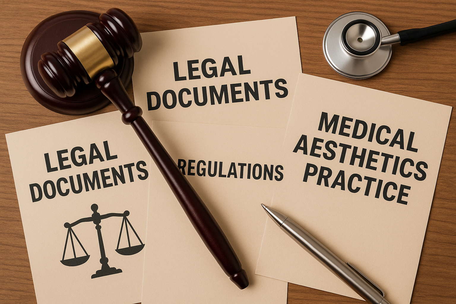Legal documents and regulations for medical aesthetics