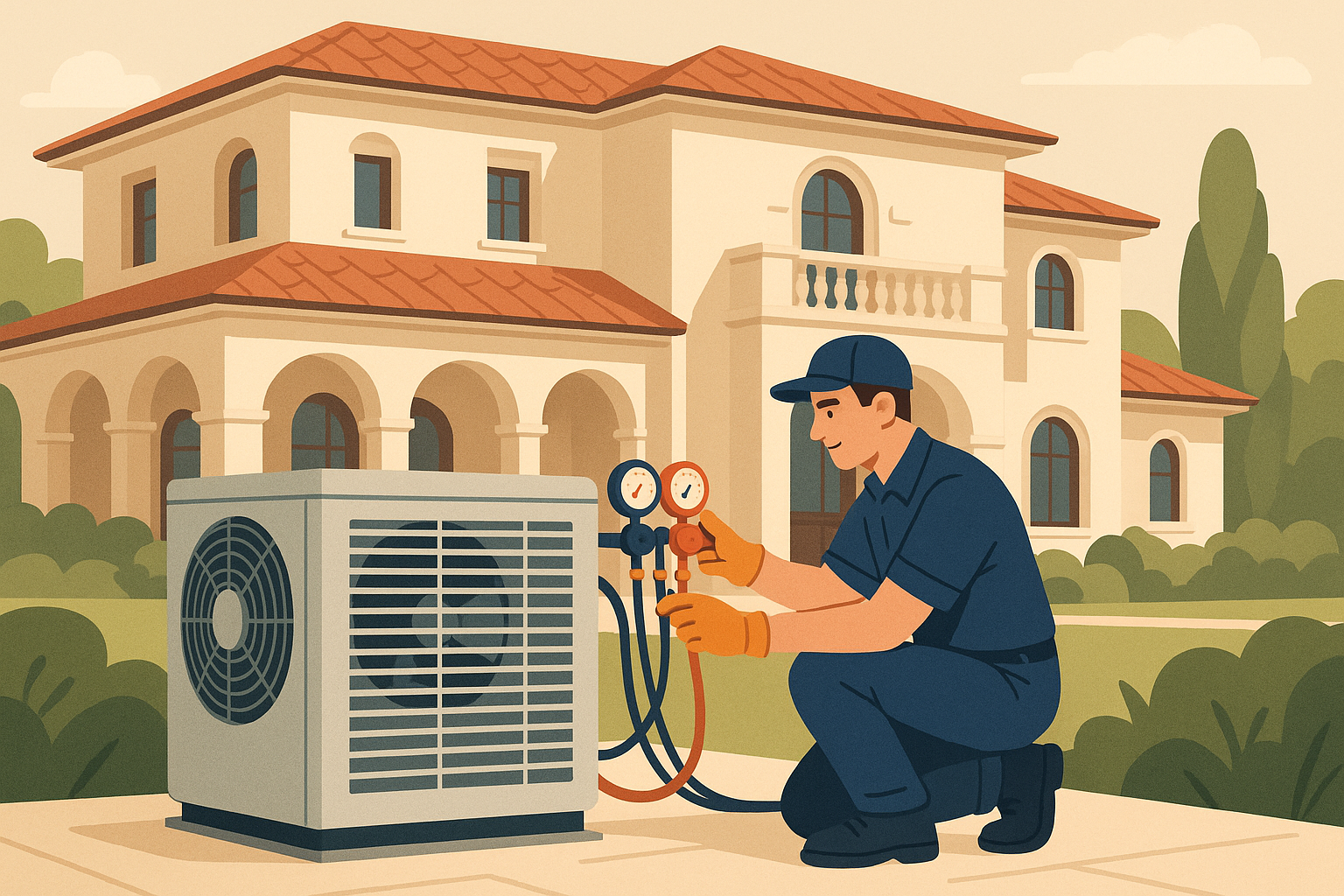 Dubai villa maintenance network and referral system