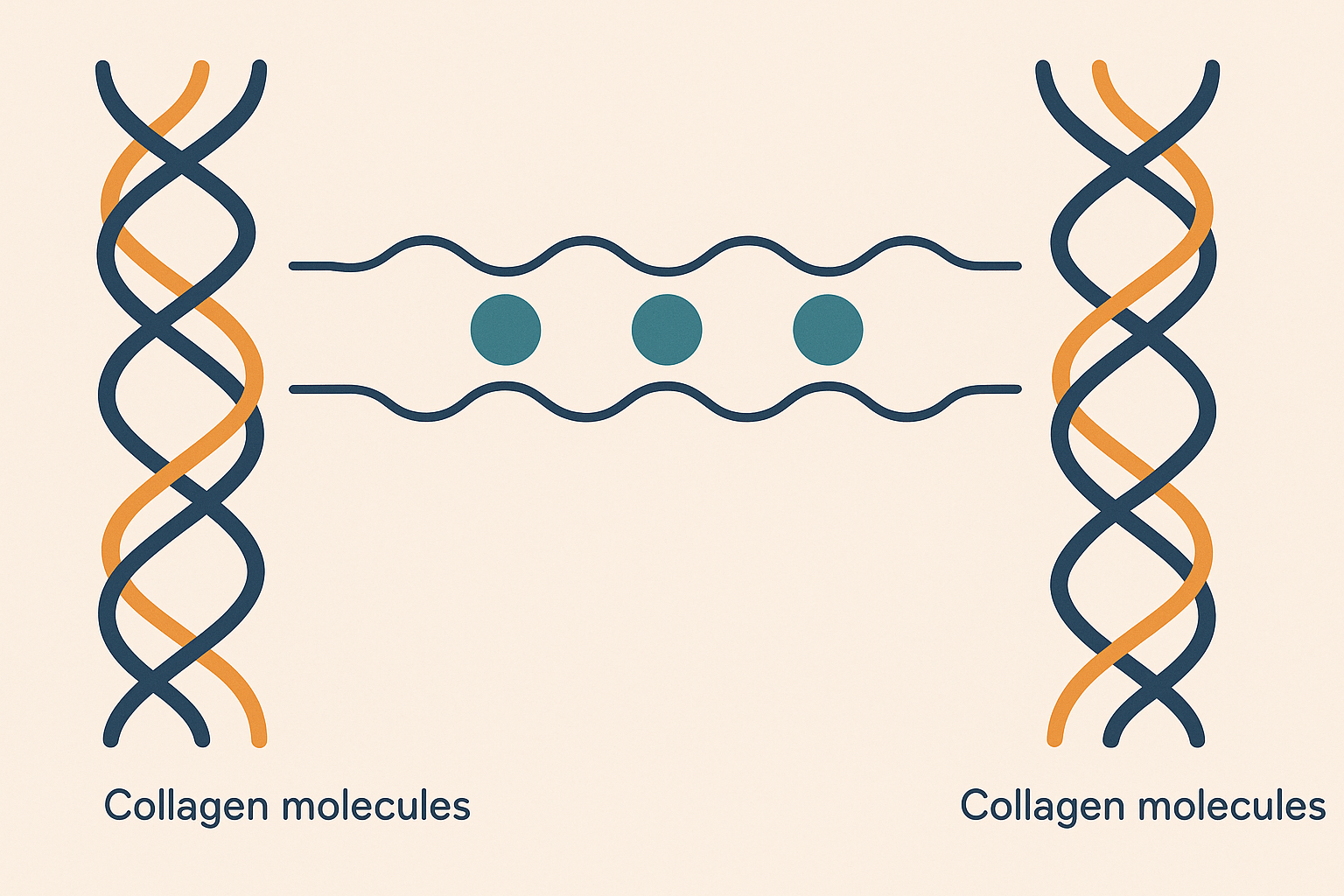 Collagen cofactors and cellular synthesis process