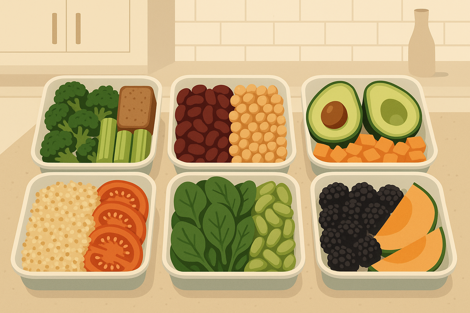 Daily meal planning with high-fiber foods