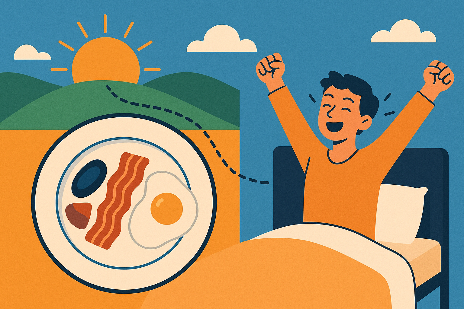 Dinner planning for next-day energy
