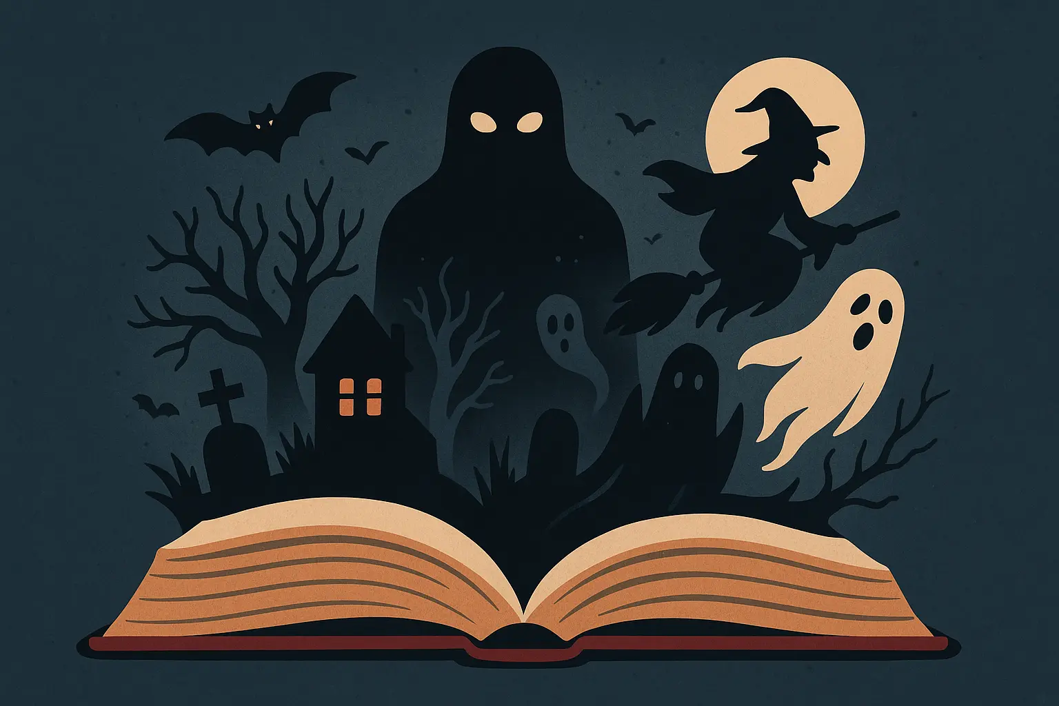 Collection of horror stories casting eerie shadows