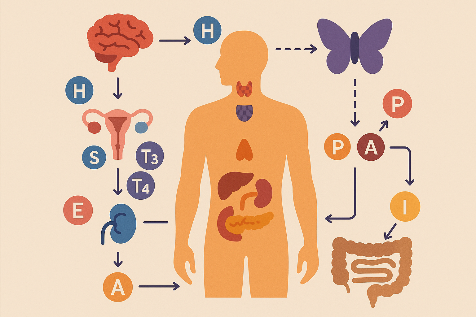 Hormonal adaptations to high calorie intake