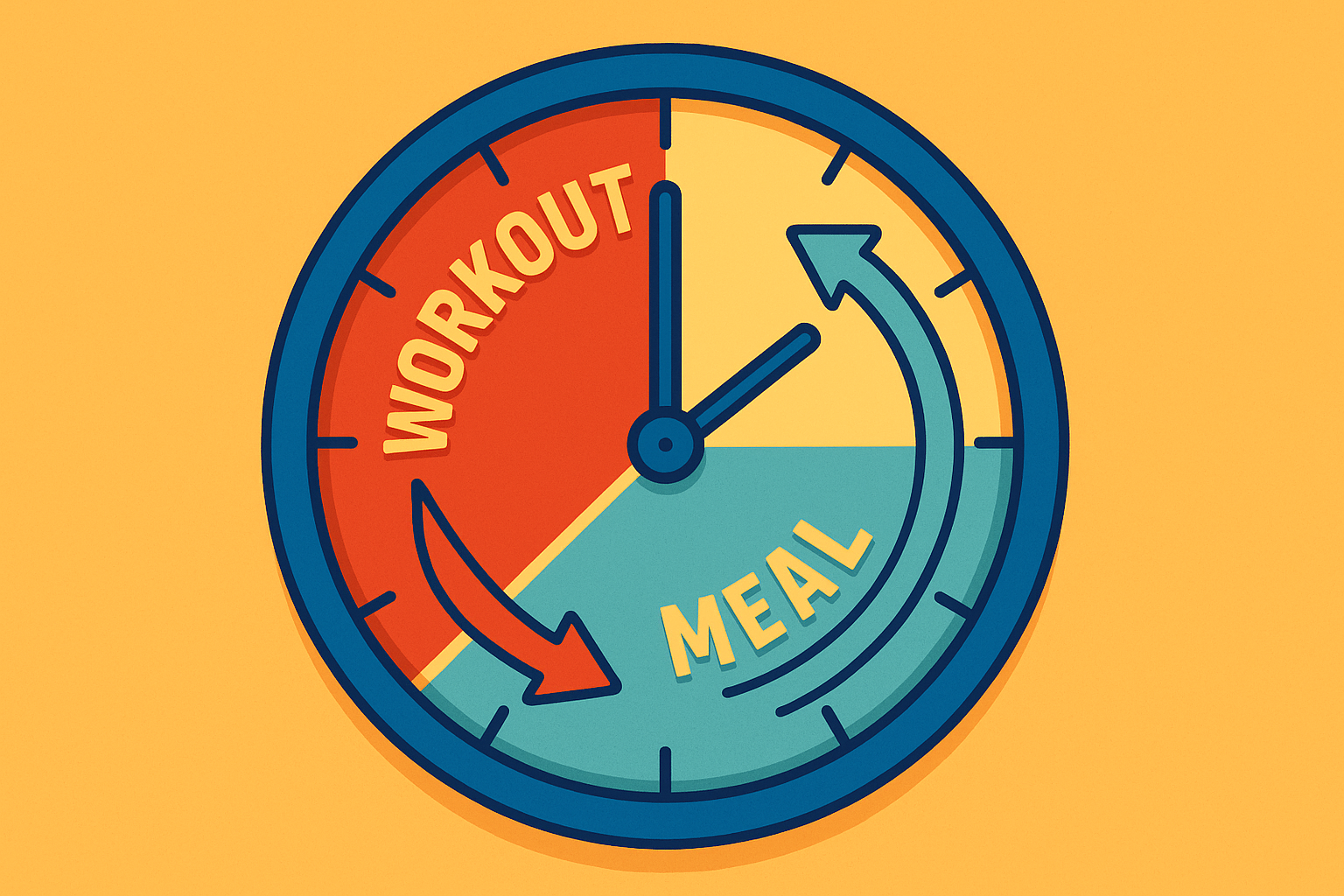 Exercise and meal timing synchronization