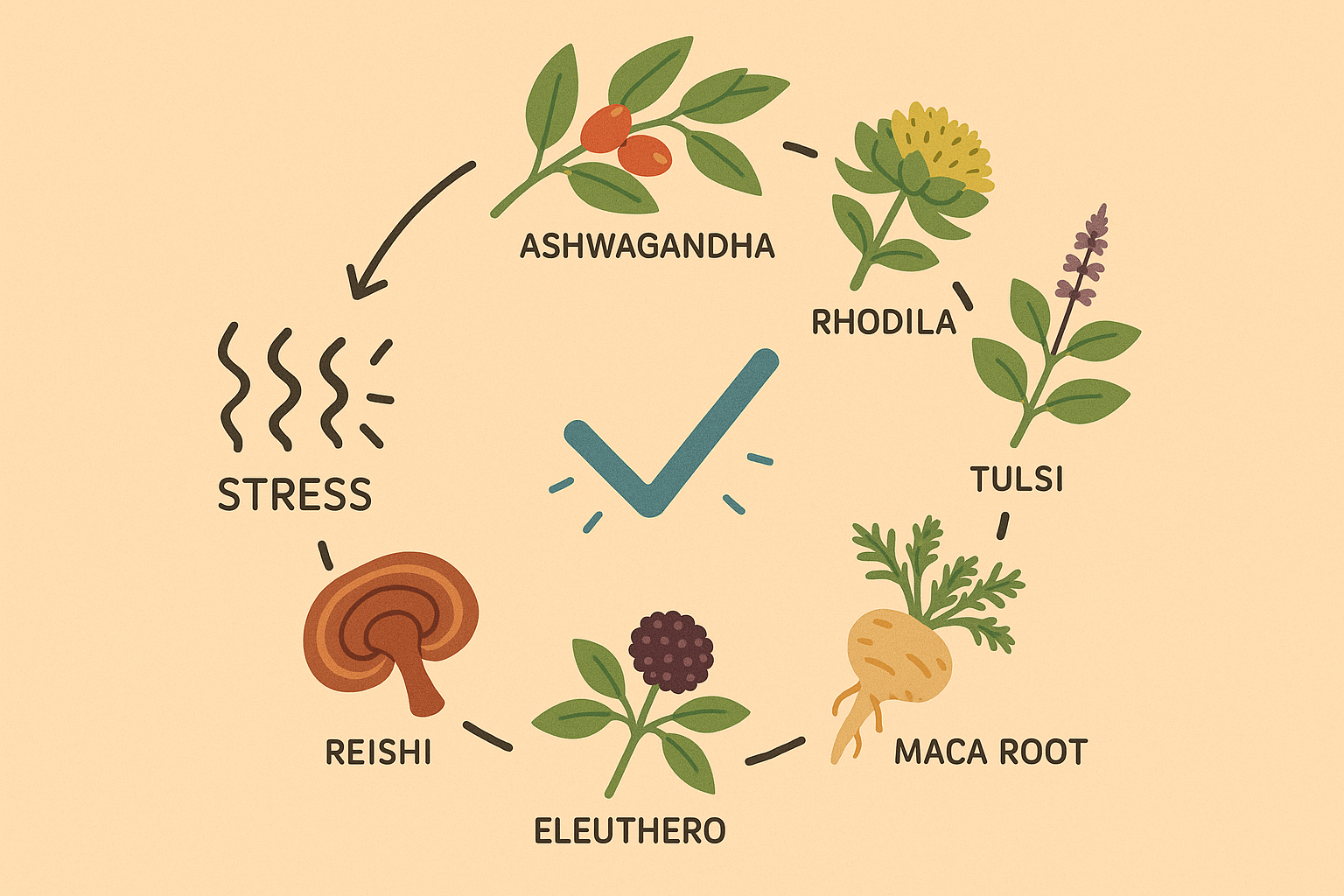 Adaptogen scheduling for fertility