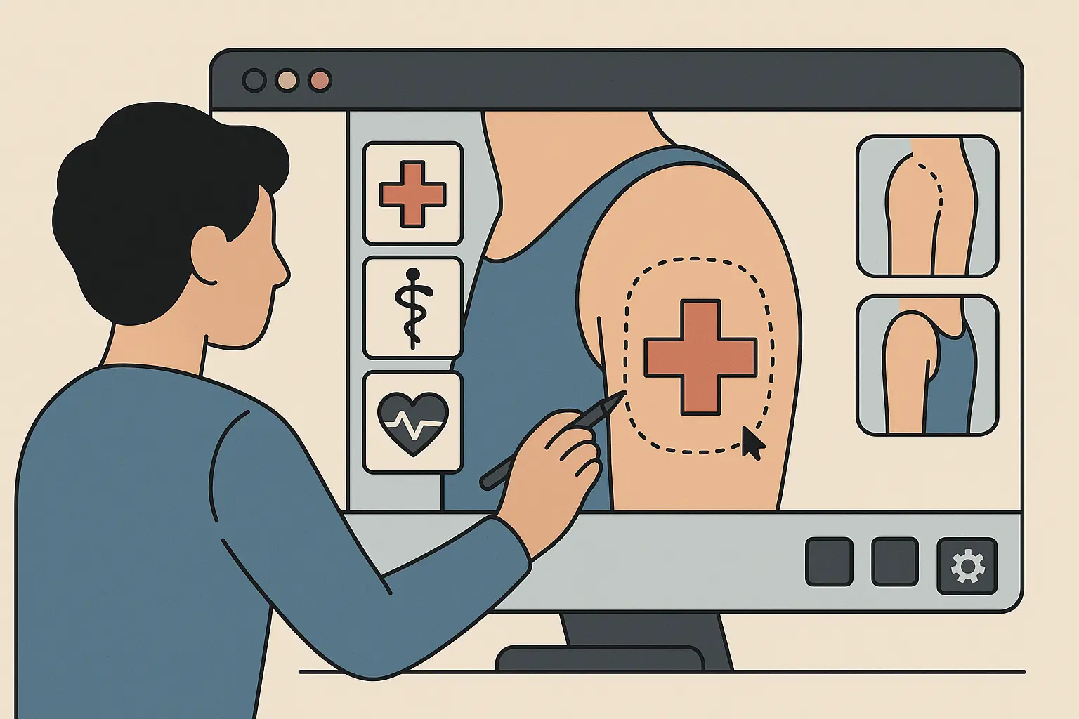Tattoo Generator IQ medical tattoo design interface
