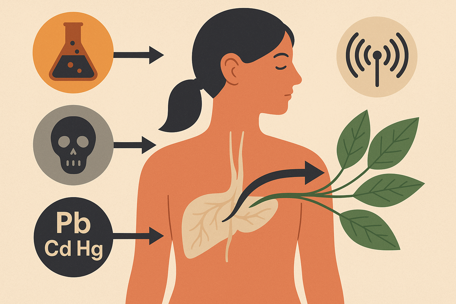 Environmental toxin management for adrenal health