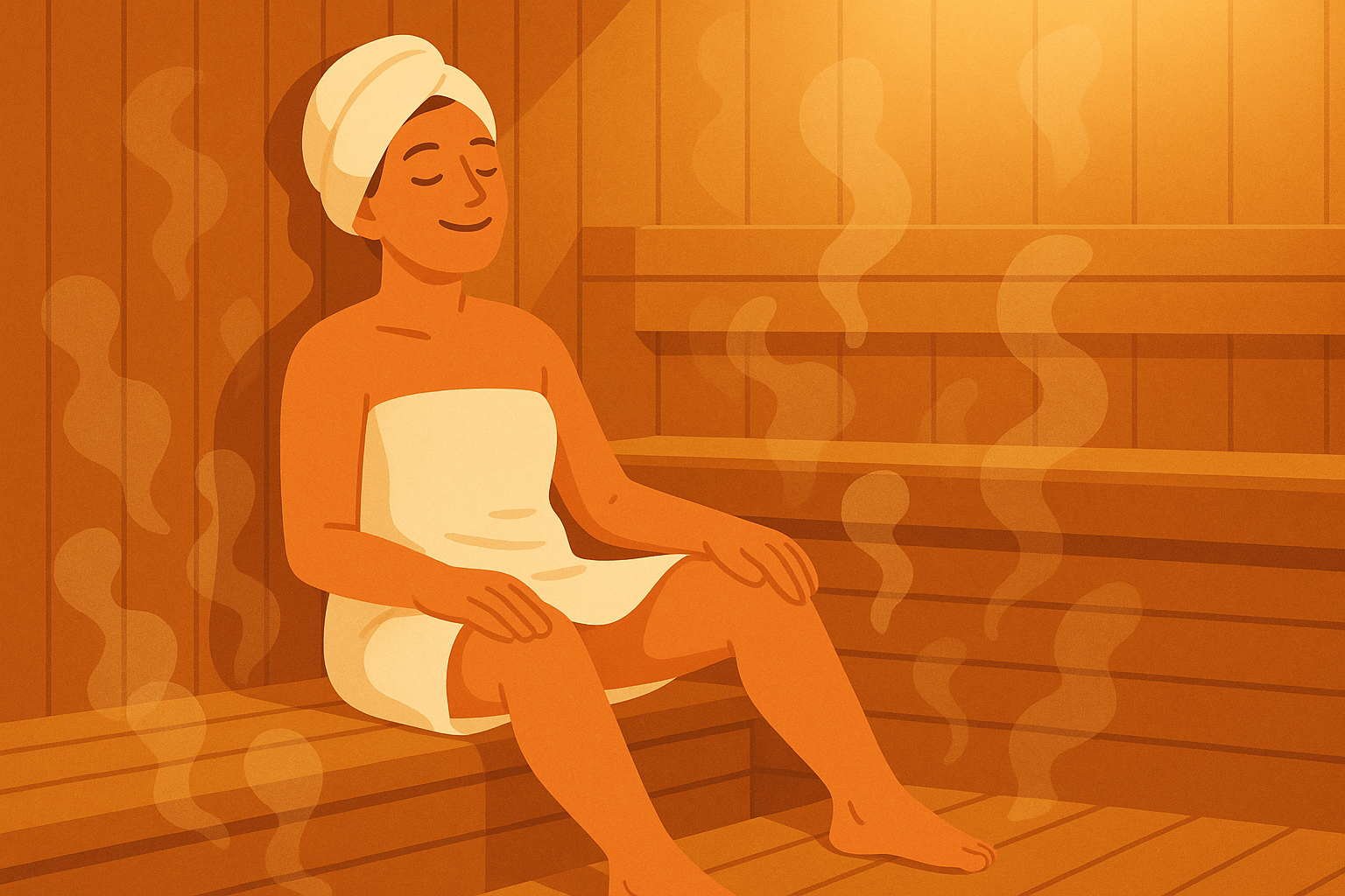 Sauna therapy for cold recovery