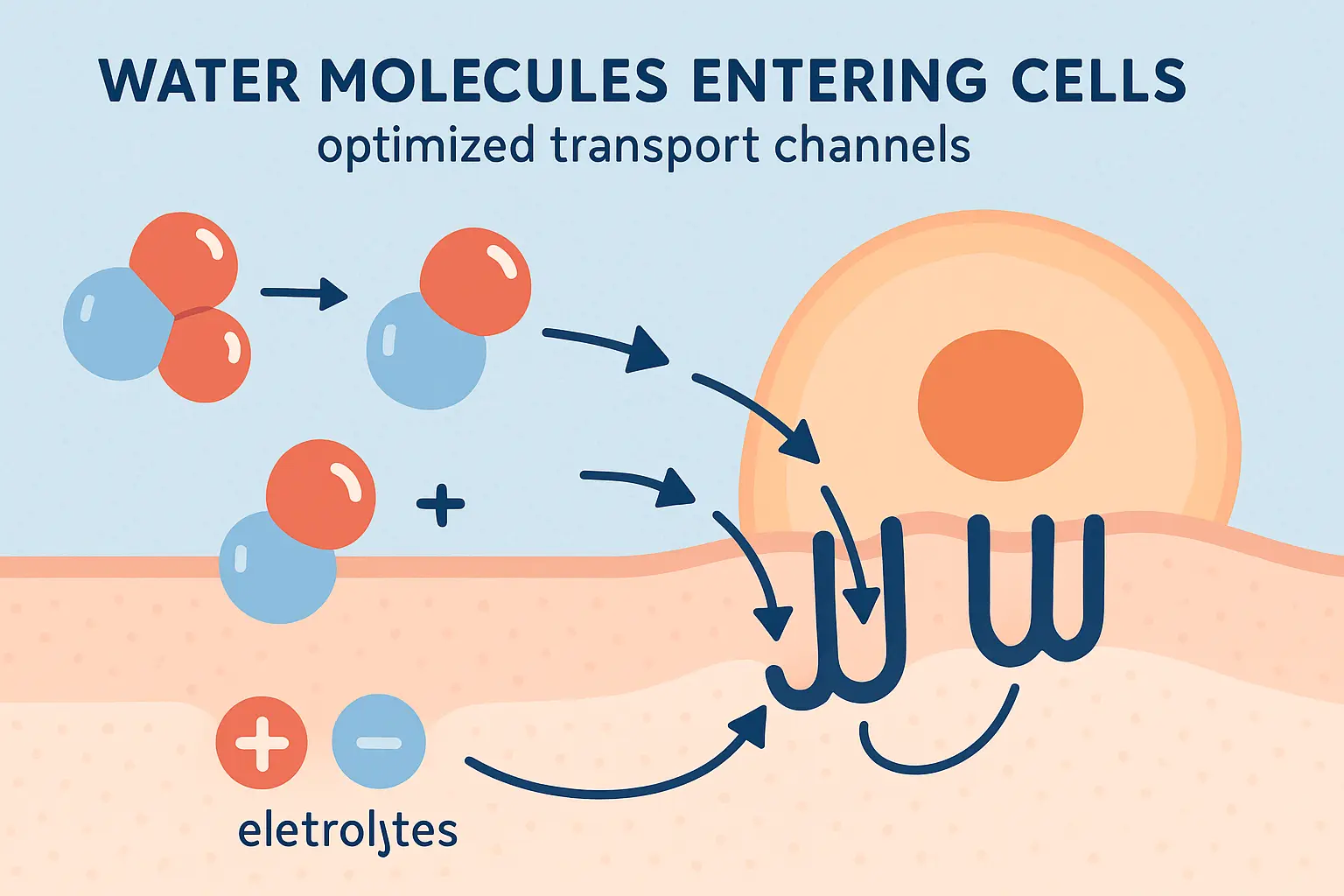 Cellular water uptake optimization