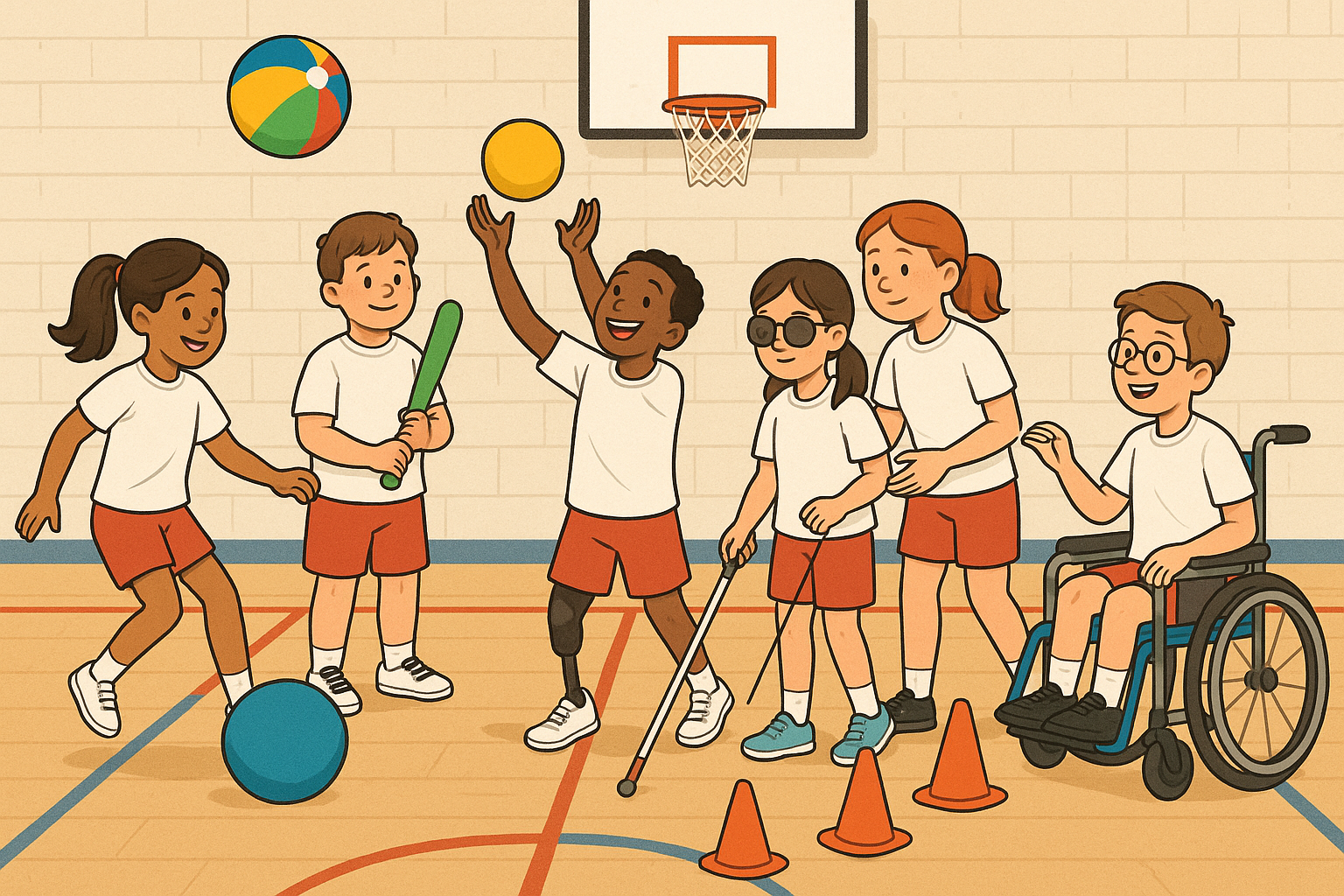 Adaptive PE activities for students with different needs