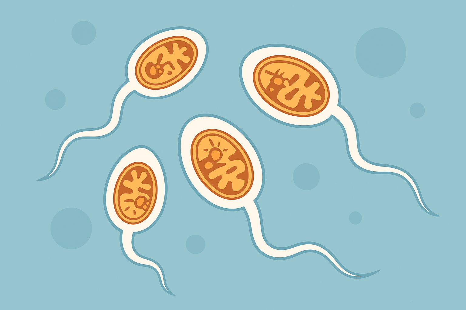 Sperm cellular energy crisis illustration