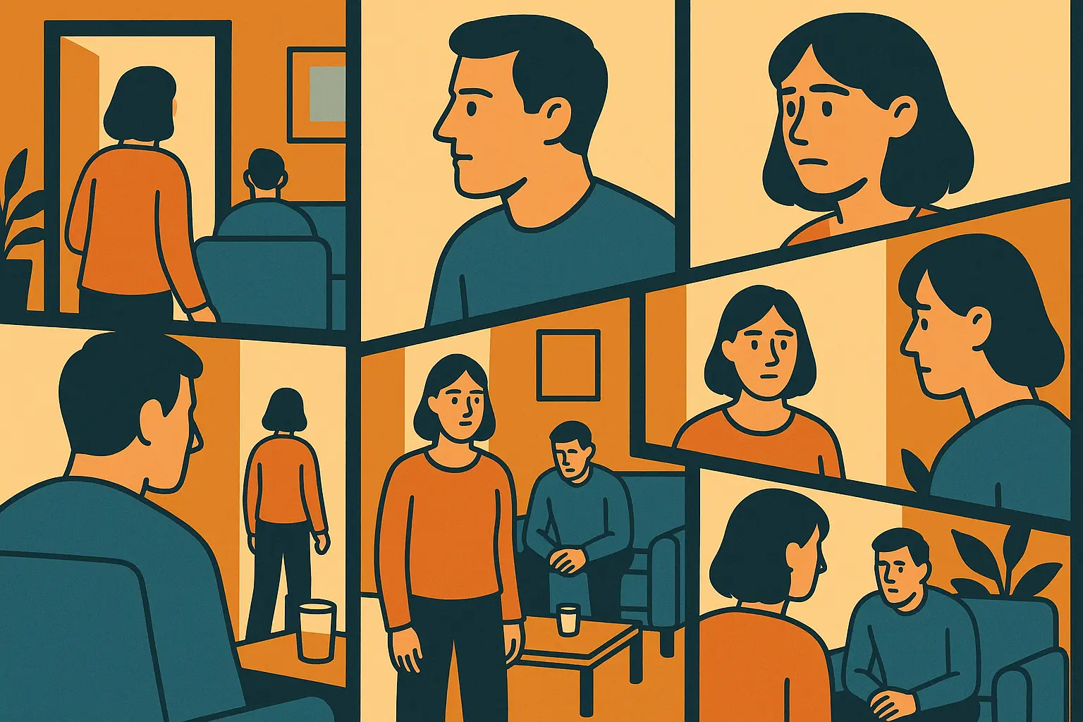 Complex narrative structure visualization