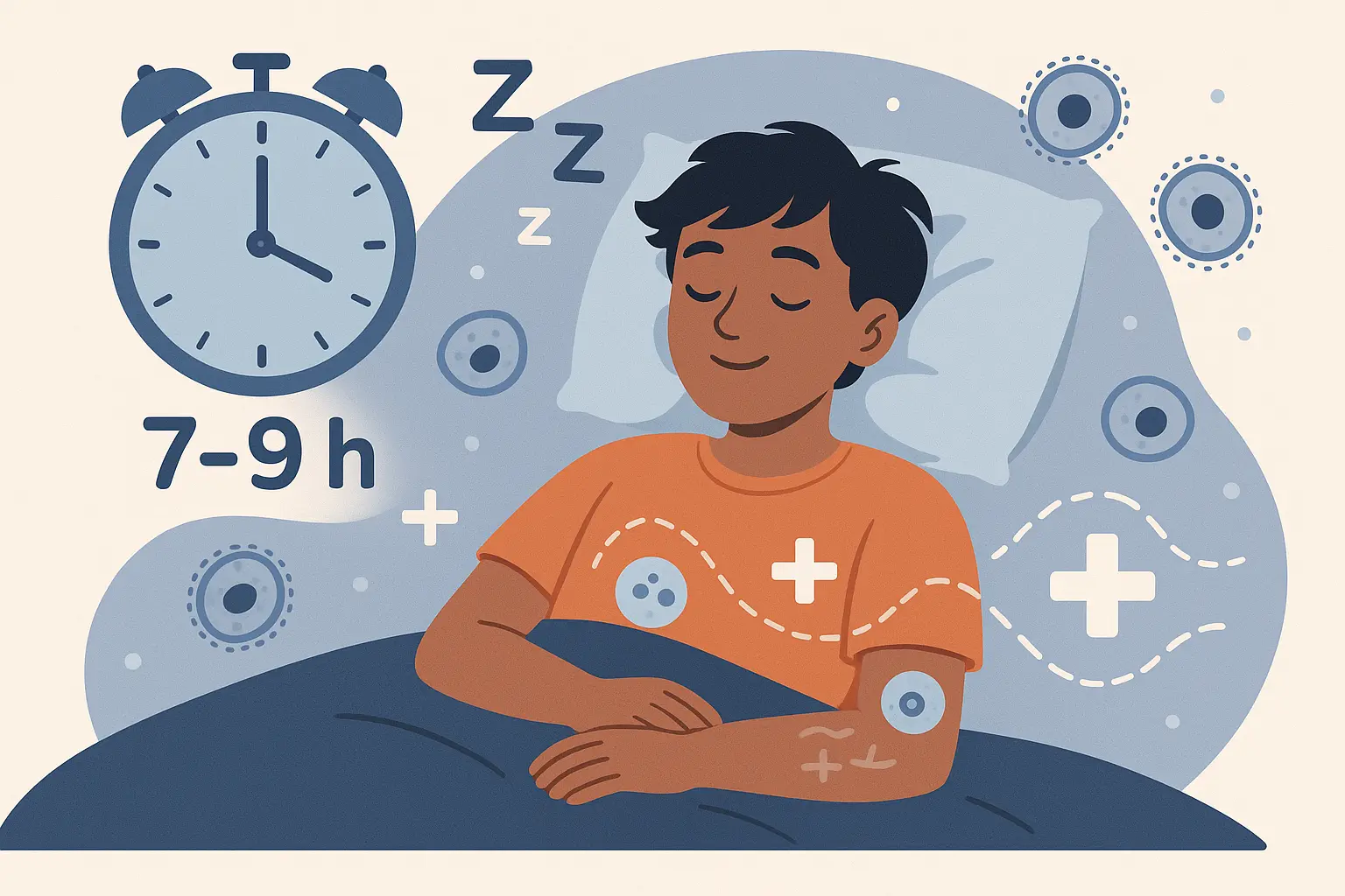 Sleep timing and tissue repair during recovery