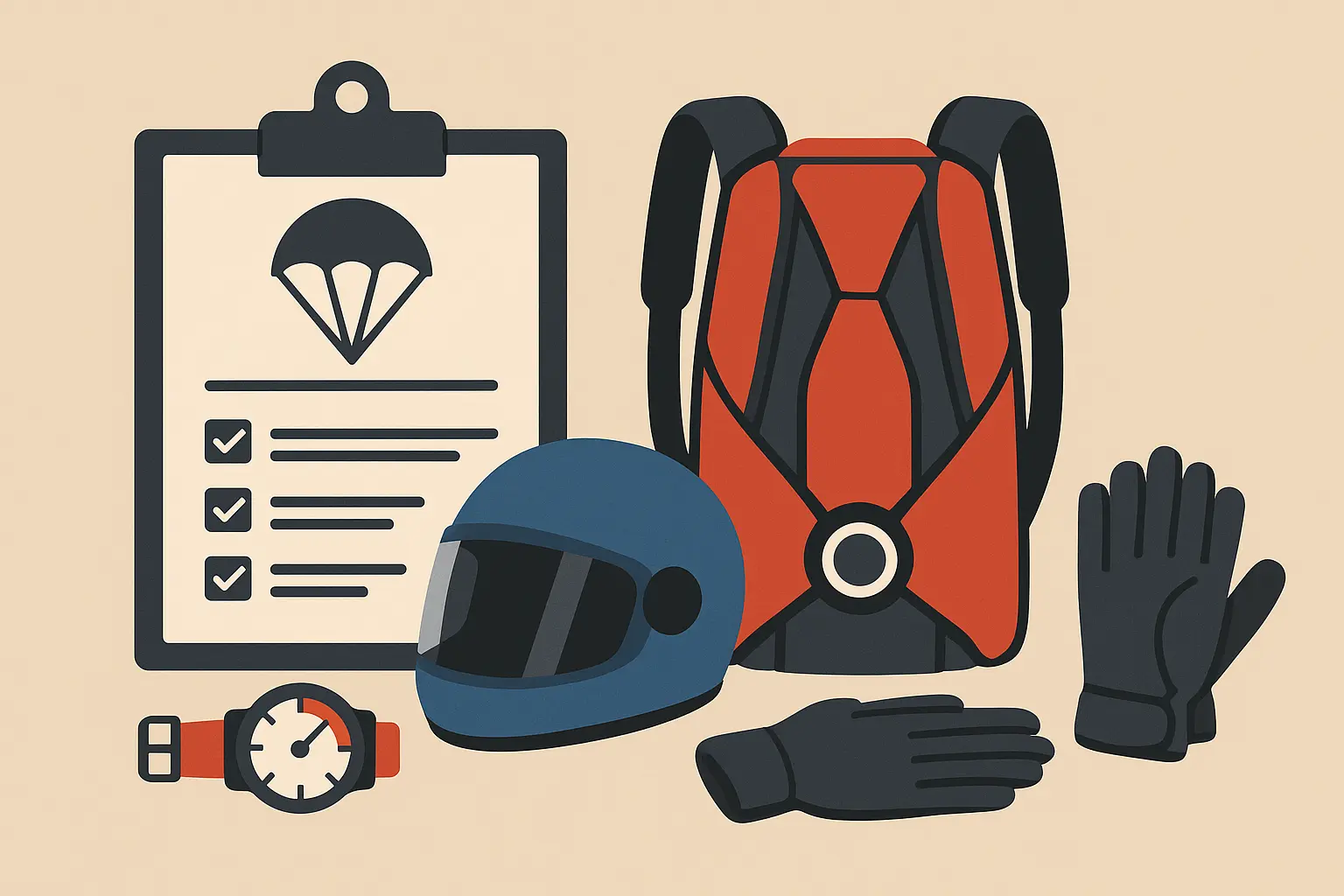 Professional skydiving insurance documentation