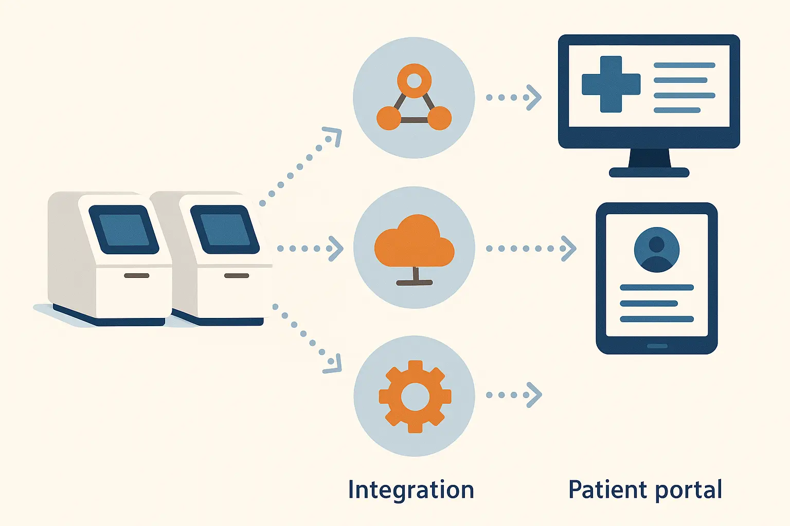 Healthcare data integration dashboard